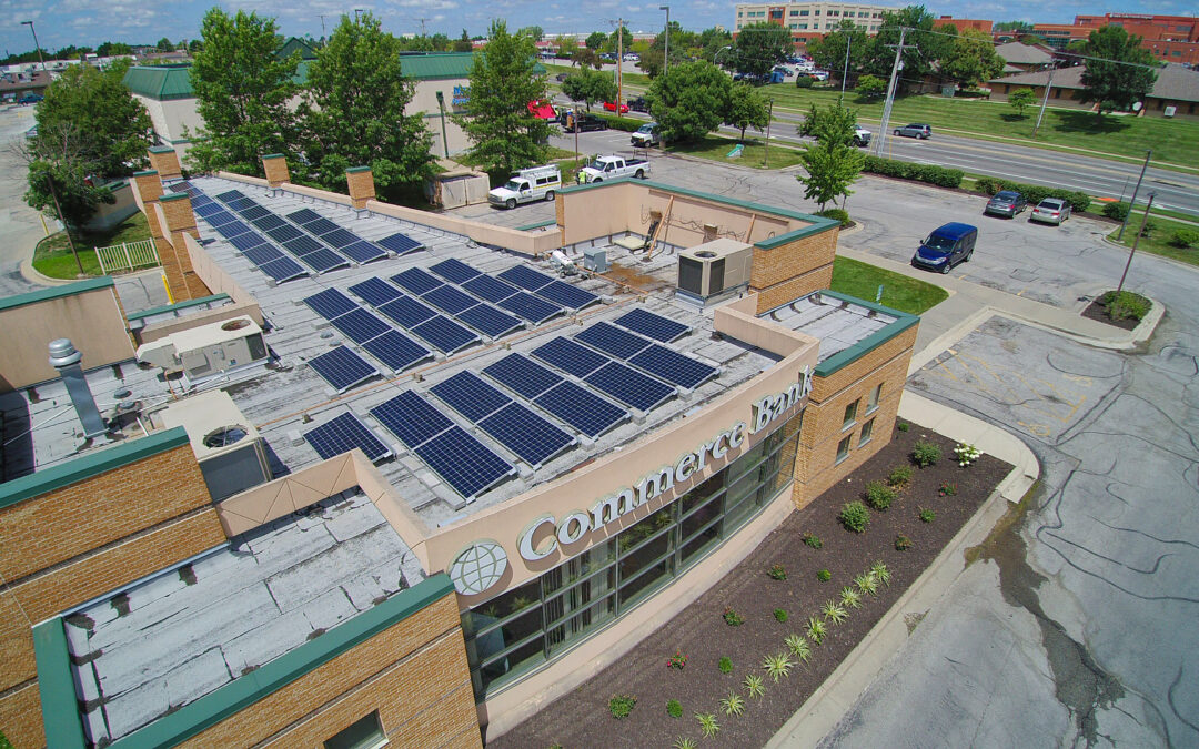 Solar Arrays for Commerce Bank in the Kansas City Area