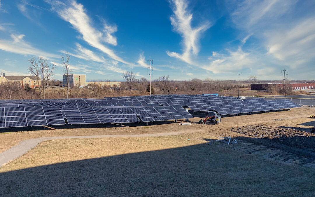 Commercial Solar Array at Mastercard KC, Missouri