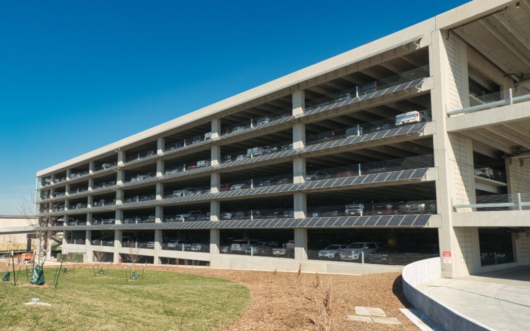 Solar on the KCI Terminal Parking Garage